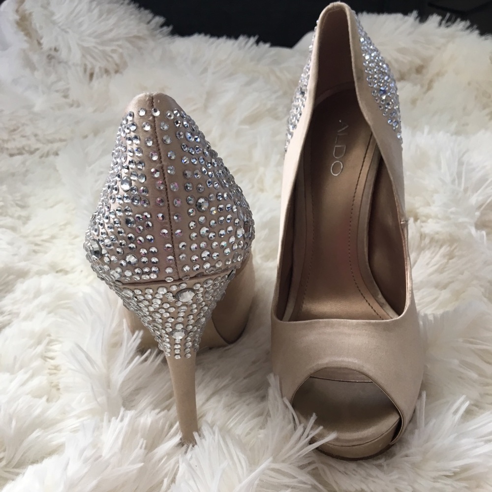 Silk diamond Aldo heels